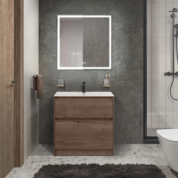 Тумба под раковину BelBagno Kraft 70 KRAFT39-700/390-2C-PIA-RT Rovere Tabacco