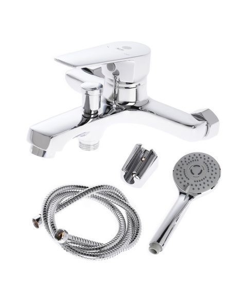 Смеситель для ванны однорычажный с душевым набором Orange Loop M26-100cr хром