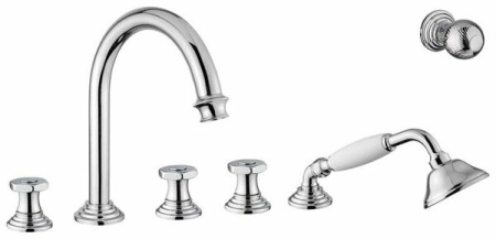 Смеситель на борт ванны Cezares APHRODITE-BVD-01-M