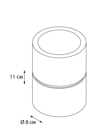 Стакан для зубных щеток FIXSEN NERO FX-240-3