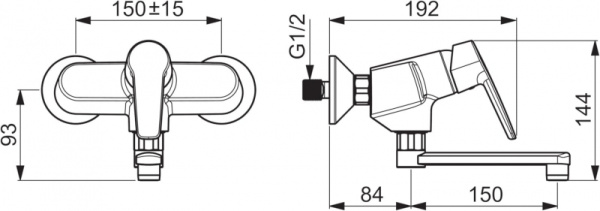 Смеситель для умывальника Oras Saga 3915Y