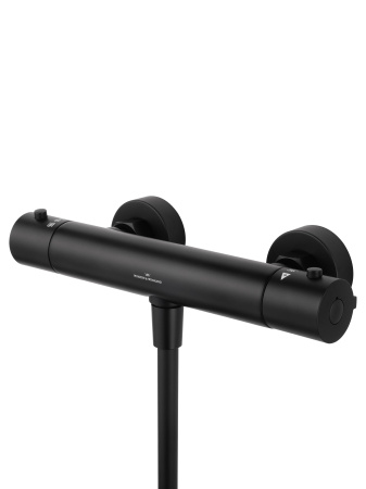 Смеситель для душа с термостатом WONZON & WOGHAND INN 3, черный матовый WW-B2065-A-MB