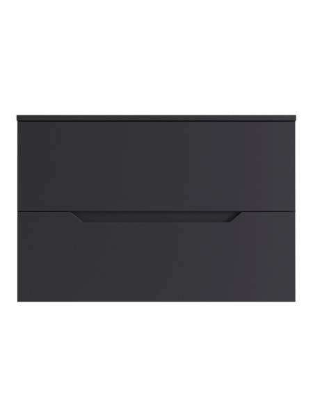 Тумба без раковины подвесная 70 столешница МДФ, Orange Line Li-70TugMDF матовый графит