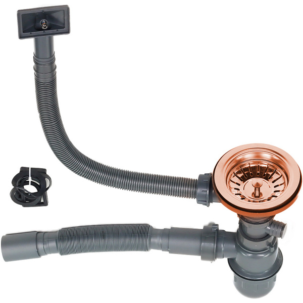 Кухонная мойка: (40х36х20) MELANA Octavia Profline D400BR, бронза