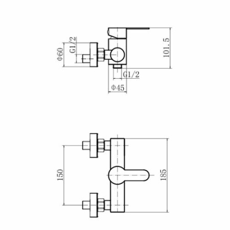Смеситель для душа FASHUN A52001