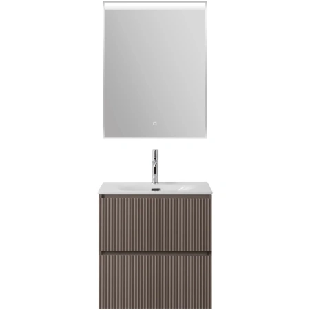 Тумба под раковину 50 BelBagno Uno UNO-MINI-500-2C-SO-СO бежевый матовый, без раковины