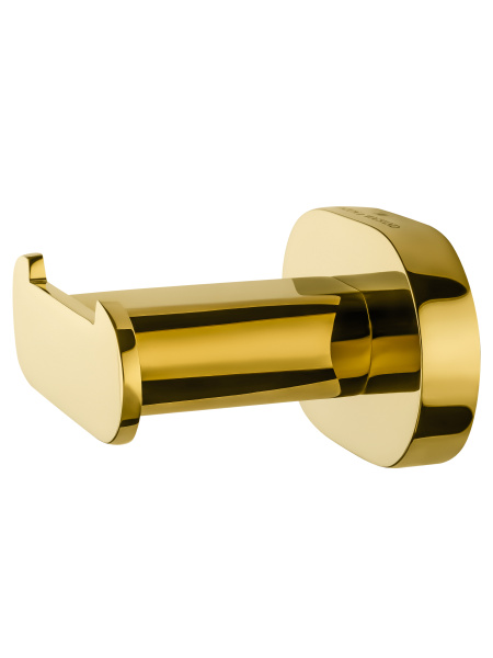 Двойной крючок для ванной WONZON & WOGHAND FIRST, глянцевое золото WW-8425-LG