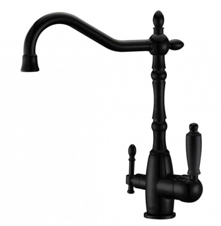 Смеситель для кухни с подключением к фильтру Zorg ZR 312 YF-33-BLACK черный