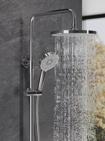 Душевая система с однорычажным смесителем для душа AGGER Sweet A2791200 хром глянцевый