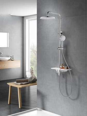 Тропическая душевая система с изливом  Rush PL5535-70