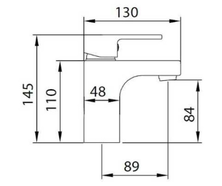 Смеситель для раковины Koller Pool Round Arc RA0200