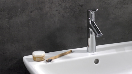 Смеситель для раковины с донным клапаном Hansgrohe Talis S 72020000 хром