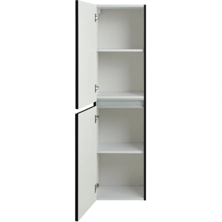 Пенал подвесной Art&Max Elegant AM-ELEGANT-1500-2А-SO-NM-LED черный матовый