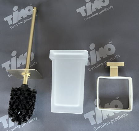 Щетка для туалета Timo Selene 17061/17 золото матовое