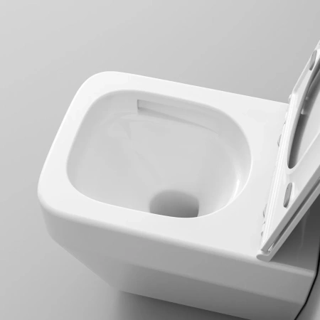 Унитаз подвесной безободковый Grossman  GR-4410SQ с сиденьем микролифт