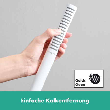 Смеситель на борт ванны 3 отвесртия Hansgrohe Tecturis S 73447700 белый матовый