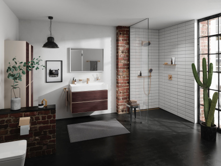 Мыльница Hansgrohe AddStoris 41746140 шлифованная бронза