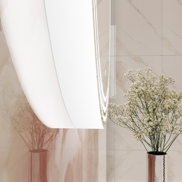 Зеркало с подсветкой и функцией антизапотевания Art&Max BOLOGNA AM-Bol-D770-DS-F-H