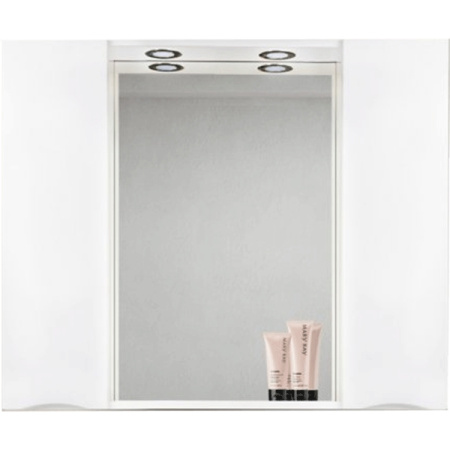 Зеркало-шкаф BelBagno MARINO-SPC-1000/750-2A-BL-P Bianco Lucido