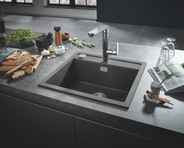 Мойка для кухни (560 x 510) Grohe K700 31651 AT0 (31651AT0) серый гранит