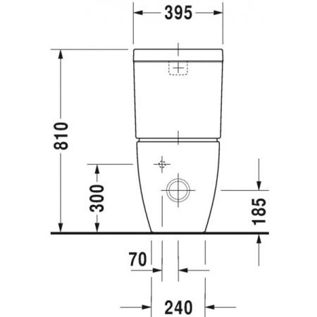 Бачок для унитаза Duravit Happy D.2 0934100005