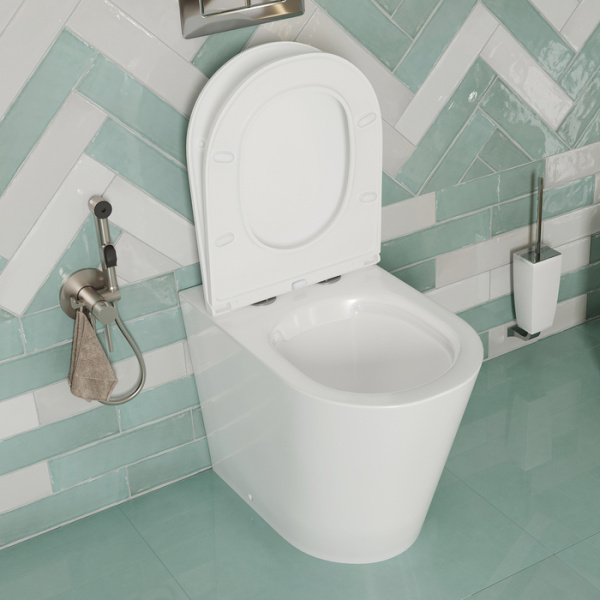 Унитаз приставной IDDIS Calipso Rimless (CALRDSEi26)