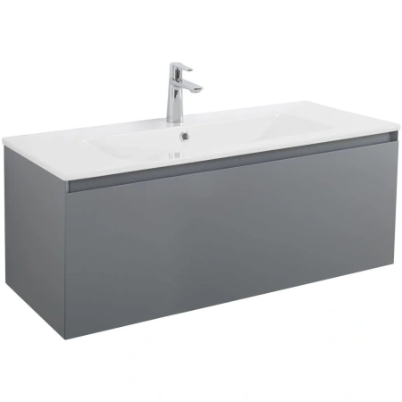 Тумба без раковины Art&Max Latina AM-Latina-1000-1C-SO-GM серый матовый