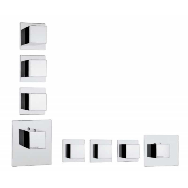 Термостат на 3-6 потребителя HighFlow Bossini Outlets Z032205.030 хром