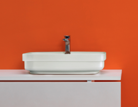 Раковина накладная (60х43) Kerasan Tribeca 514201*1 белый глянец