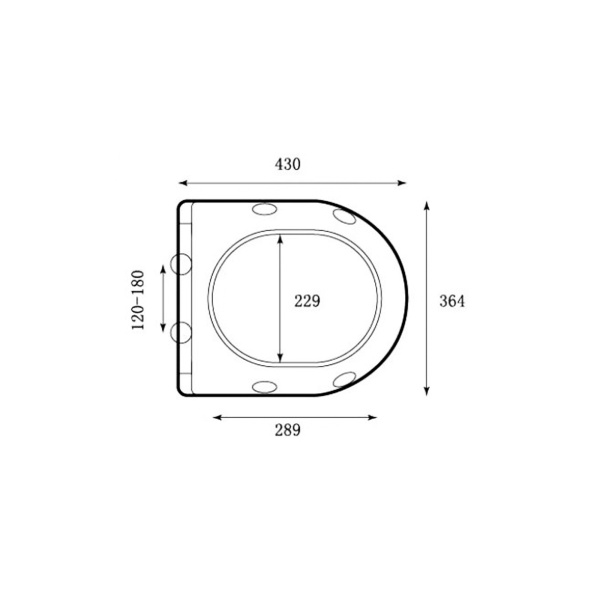 Сиденье для унитаза Grossman GR-4455GMS тонкое,серое матовое,