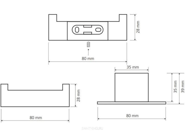 Крючок Bemeta Nero 135106020