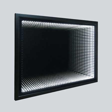 Зеркало Vincea 80 VLM-2M80MB, (80x60) c выключателем-датчиком на движение, черное