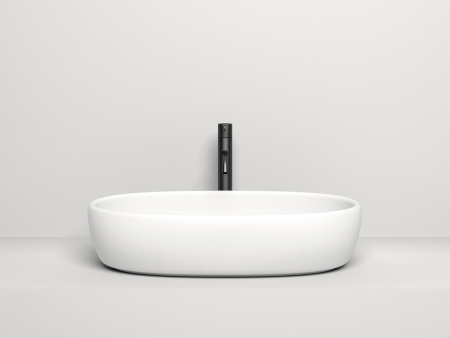 Раковина накладная (70х40) Salini Luce 110721M белый глянцевый