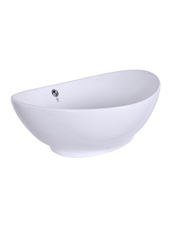 Раковина накладная (58,5х38) Orange  B08-585w белый глянец