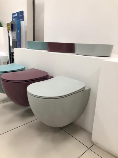 Унитаз подвесной безободковый Creavit Free FE322-11CG00E-0000