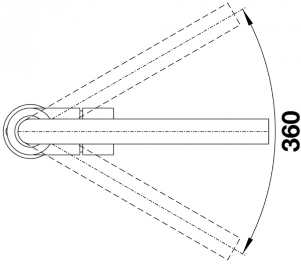 Смеситель для кухни BLANCO MILA (хром) 524213