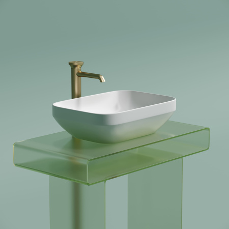 Раковина накладная (50х36) Ceramica Nova ELEMENT CN6055MW матовая