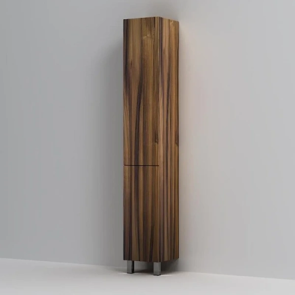 Пенал напольный 30 см Am.Pm Gem M90CSL0306HF, орех, левый