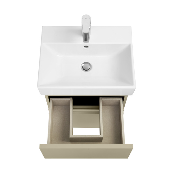 Тумба под раковину Roca Oleta 50 капучино, 2 ящика, A857638515