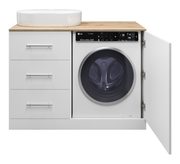 Тумба под стиральную машину Misty Респект 120  левая Э-Рес01120-13ЯЛ