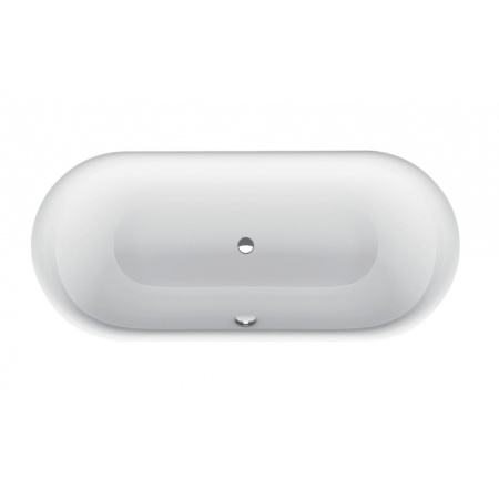 Стальная ванна (180х80) Bette LUX OVAL 3466-000 с шумоизоляцией