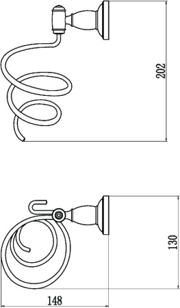 Держатель для фена Savol S-006633C