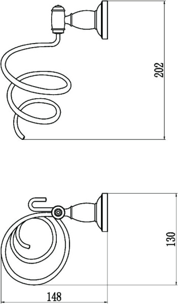 Держатель для фена Savol S-006633H