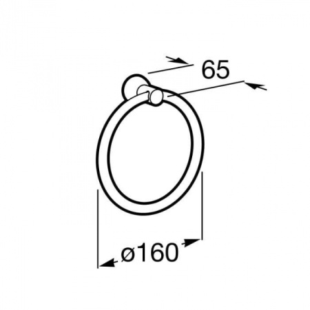 Полотенцедержатель Roca Superinox 815690001