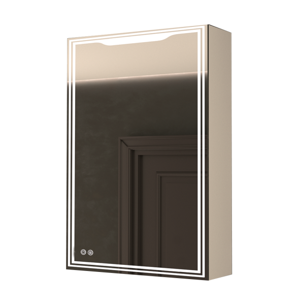 Зеркало-шкаф с подсветкой Art&Max Merano AM-Mer-500-800-1D-R-DS-F