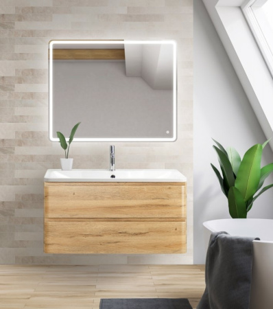 База под раковину подвесная BelBagno ALBANO-800-2C-SO-RR Rovere Rustico