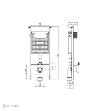Комплект 3в1 Koller Pool Alcora ST 1200+ INTEGRO Chrome+ORION 