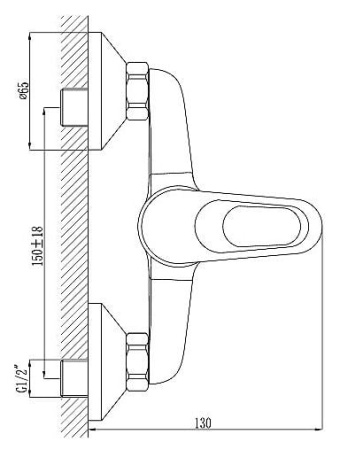 Смеситель для душа Rossinka B (B35-41)