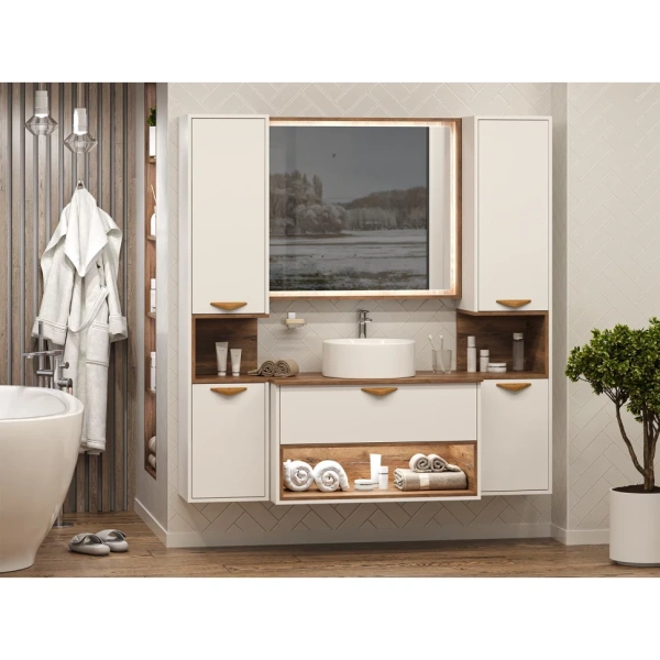 Тумба под раковину Brevita Bergen 90 BER-07090-19-01-1Я