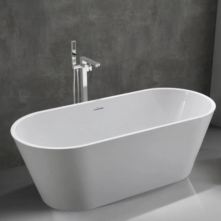 Акриловая ванна (170х74) ABBER AB9268-1.7 без гидромассажа, белый